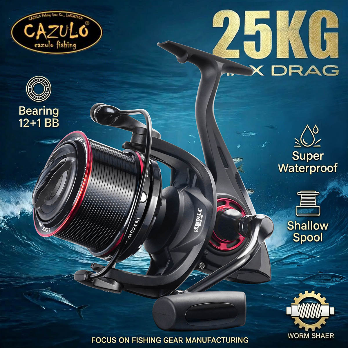 Daiwa Reel Bg - CAZULO Uzun Atışlı Spin Makarası, Sahil