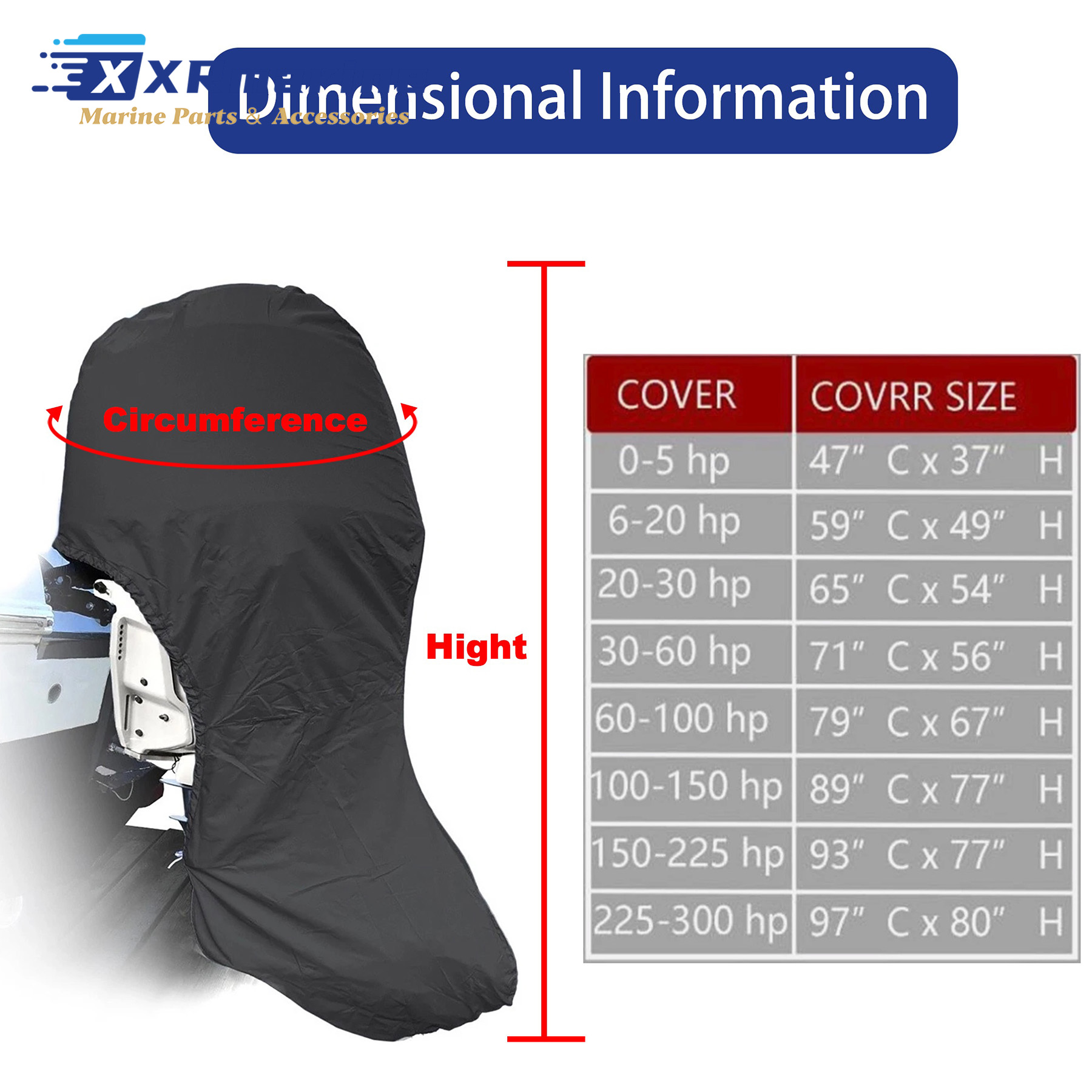 Dıştan Takma Motor Kapağı Merc - Fishing Boat Cover incelemesi ve fiyatı